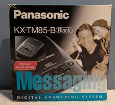Panasonic KX-TM85-B Black Digital Answering System Open Box Untested