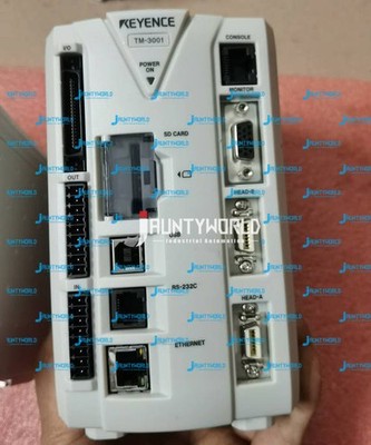 One Keyence TM-3001 High Speed 2D Optical Micrometer Controller Used