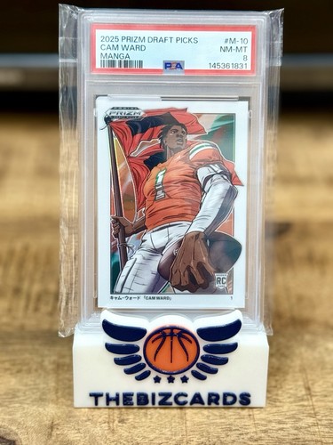 Cam Ward #10 2025 Panini Prizm Draft Picks Manga card