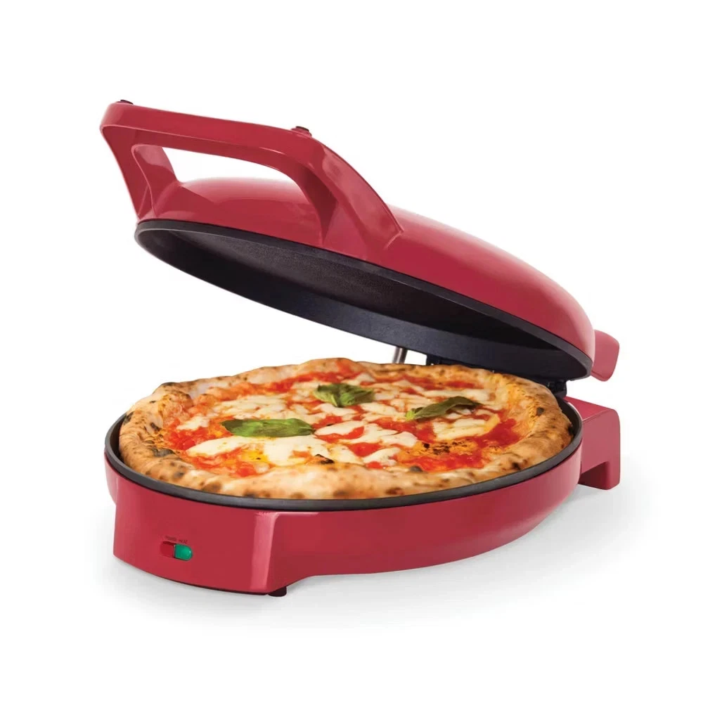 Dash 12" Pizza Maker and 180 Griddle Dual Cooking Surfaces, Nonstick 450°F Heat