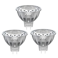 3 Pack, 7W MR16 LED Bulbs, Warm White 3000K Lighting, Replace 50W Halogen Bulbs