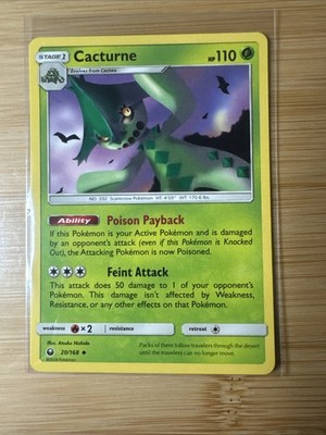 CACTURNE - Pokemon - Atsuko Nishida 20/168 CES Celestial Storm - NM