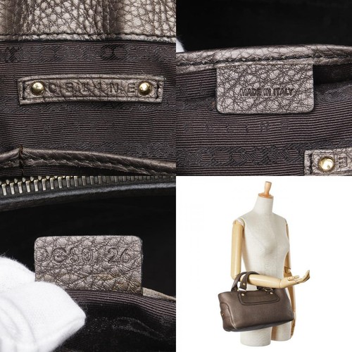 Celine Boogie Bag Handbag Brown Leather Women s CELINE Used - Picture 10 of 10