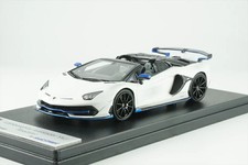 Looksmart 1/43 Lamborghini Aventador SVJ Xago Edition White Diecast LS501XA