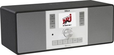Block Harmony Design-Radio  WLAN Bluetooth MP3 USB Induktionsladen Schwarz