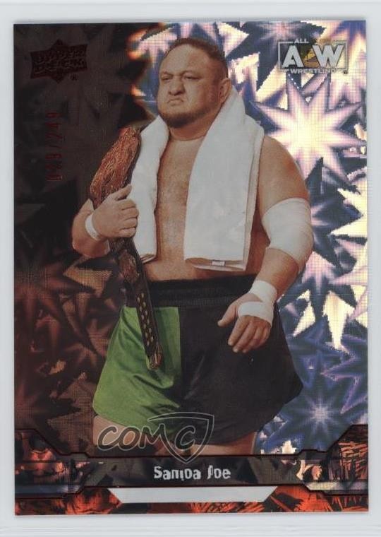 2023 Upper Deck AEW All Elite Wrestling Dynamite /249 Samoa Joe #3 16vq