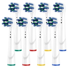 Oral-B Compatible CrossAction Electric Toothbrush Replacement Heads 8-Pack