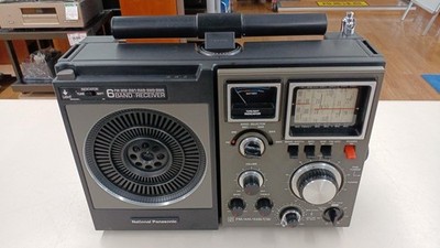 NATIONAL Cougar RF-1188 6-Band BCL Receiver AM/FM Radio w/ Cable Tested TB02 4.5