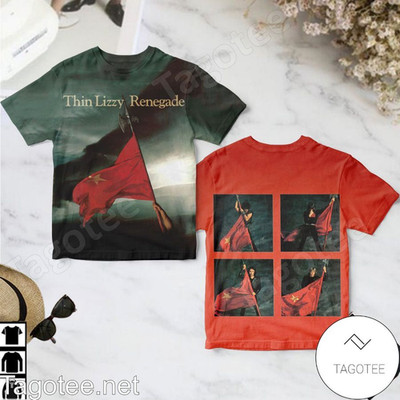 Rare Thin Lizzy Renegade Full Sizes All Over Print Tee 3D Unisex Shirt D893
