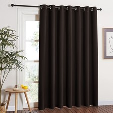 Sliding Glass Door Curtains - Thermal Insulated Vertical Blinds 100x84 To... Sliding Glass Door Curtains - Thermal Insulated Vertical Blinds 100x84 To...