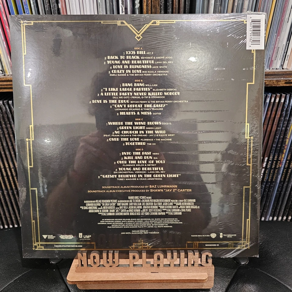 The Great Gatsby Soundtrack - DELUXE EDITION Gold Nugget 2 LP Vinyl NEW *Tear + - Image 4 of 4