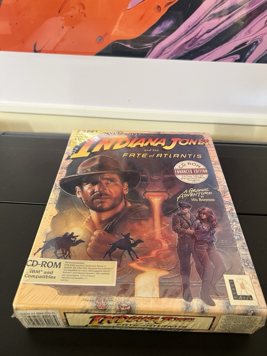 PCゲーム　INDIANA JONES/FATE of ATLANTIS Indiana Jones and the Fate of Atlantis - Spectrum Computing
