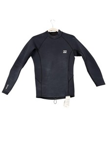 Billabong Upcycler Neoprene Free Wetsuit Top Mens Medium Black Long Sleeve Surf