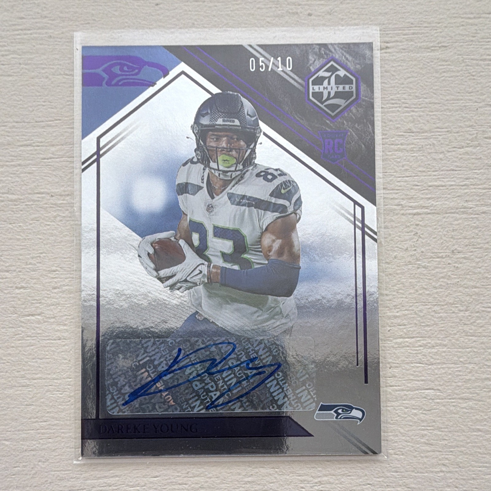Dareke Young Panini Limited #209 Autograph-Amethyst