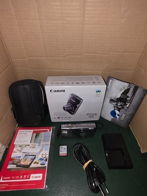 CANON DIGITAL IXUS 160 Digitalkamera + SD KARTE + LADEGERÄT + BOX