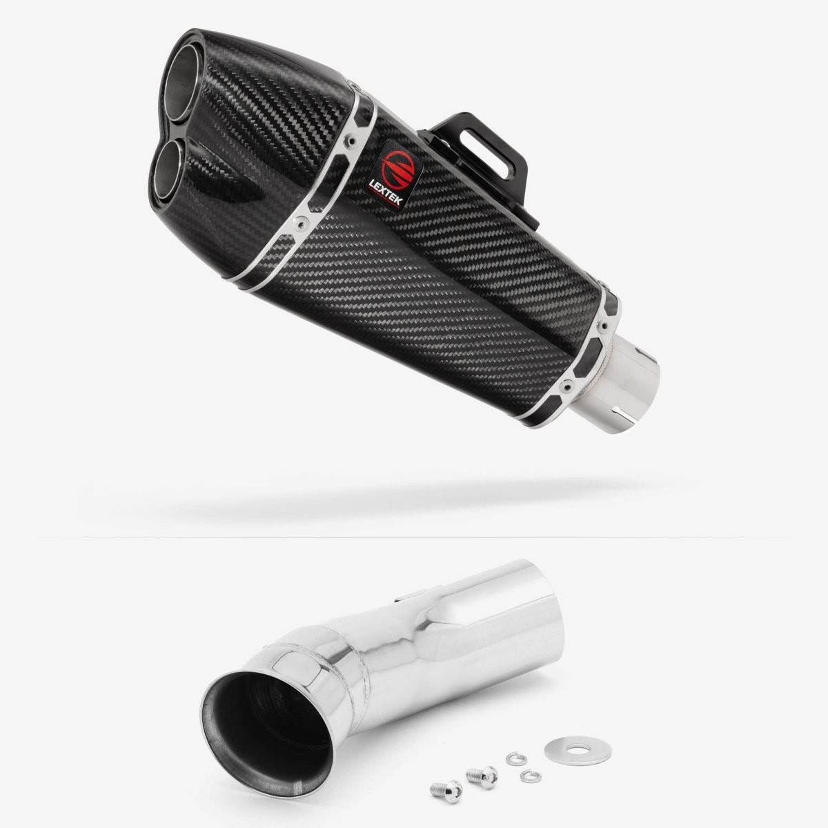 Lextek Slip-on Stainless Steel 210mm Exhaust for KTM 790 Duke 18-21
