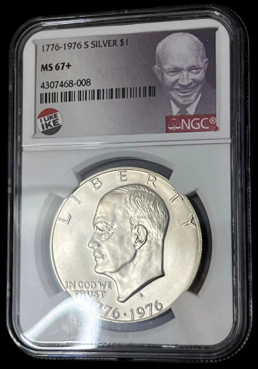 MS 68 Graded Eisenhower Dollars 1971-1978 for sale | eBay
