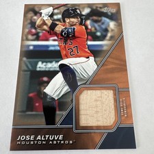 2026 Topps Series 1 - JOSE ALTUVE #MLM-JA Game Used Bat Relic Gold /50