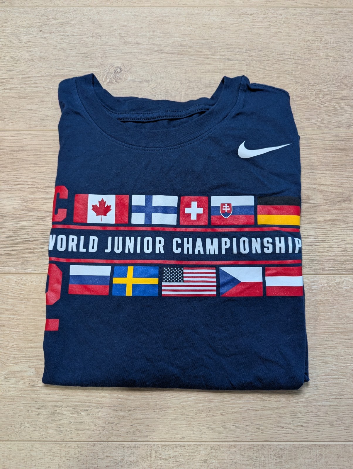 Nike Short Sleeve Mens XL T Shirt IIHF World Junior Championship WJC 22