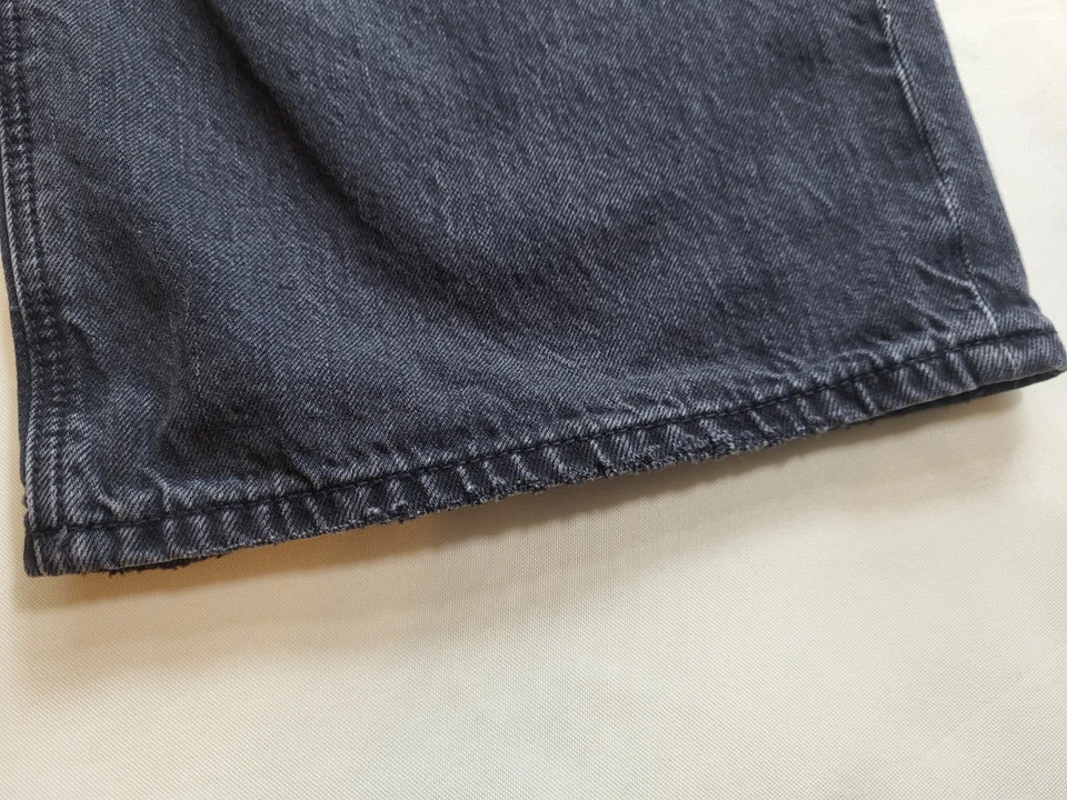 American Eagle AE Strigid Stovepipe Jean Womens 10L Tall Washed Black Denim - Image 3 of 4