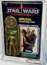 AFA 85 Kenner 1985 Star Wars C-3PO Removable Limbs POTF 92-Back  85-85-90  Mint