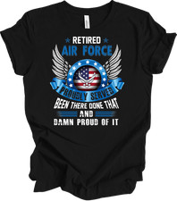 Retired Air Force Proudly Served Veteran T-Shirt