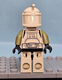 Lego Star Wars Clone Trooper Sergeant Scowl SW0438 Phase 1 75000 Vs Droidekas