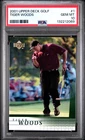 2001 UPPER DECK GOLF #1 TIGER WOODS ROOKIE RC PSA 10
