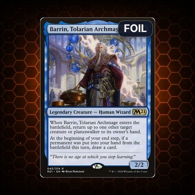 MTG - Barrin, Tolarian Archmage/Barrin, tolarianischer Erzmagier - Deutsch - EX
