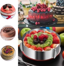 Adjustable Cake Ring Mold 6.25 to 12   Stainl...