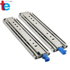 500lb Locking Slides 12" Full Extension Industrial Ball Bearing Runners
