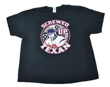Vintage DJ Screw King Screw Screwed Up Texan  2000s Shirt Size 3X-Large