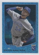 2013 Topps Wrapper Redemption Blue Slate Ervin Santana #366 1w0