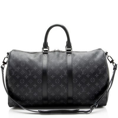 Louis Vuitton Monogram Eclipse Keepall Bandouliere 45 Duffle