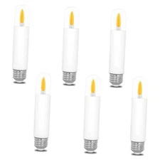 T9 LED Flame Effect Light Bulbs - Standard Medium Base (E2Not Candelabra 6