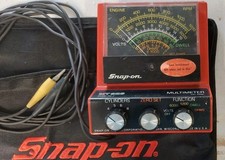 Snap-on Mt-926 Multimeter Ohm Volts Dwell Rpm Cylinders 4 5 6 8 Bag Manual Snap-on Mt-926 Multimeter Ohm Volts Dwell Rpm Cylinders 4 5 6 8 Bag Manual
