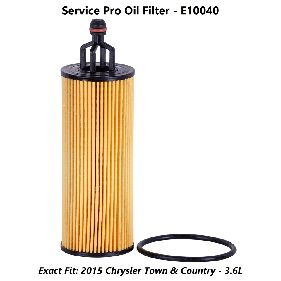 2015 Chrysler Town & Country 3.6L Complete Cabin, Air & Oil Filter Kit (5W-20) Foto 3 de 4