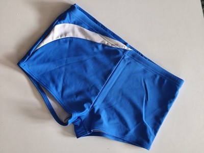 PUMA Vintage Badehose / Hotpants Square-Cut Trunk S Neu Blau weiß unisex Shorts
