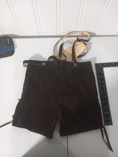 Authentic Traditional Lederhosen German Suspender Shorts boys or girls