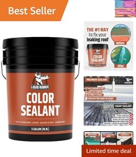 Color Waterproof Sealant - Elastomeric Roofing Coating for Flat or Slope Roof...