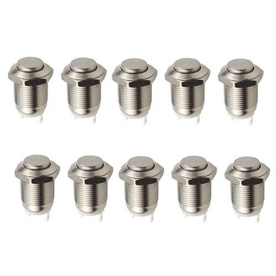 Pack of Ten Reliable Waterproof Momentary On Off Push Buttons Now In Stock