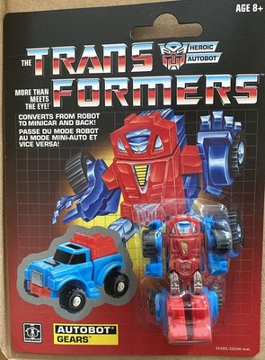 Transformers G1 Autobot Gears Mini Figure Walmart Exclusive Figure New