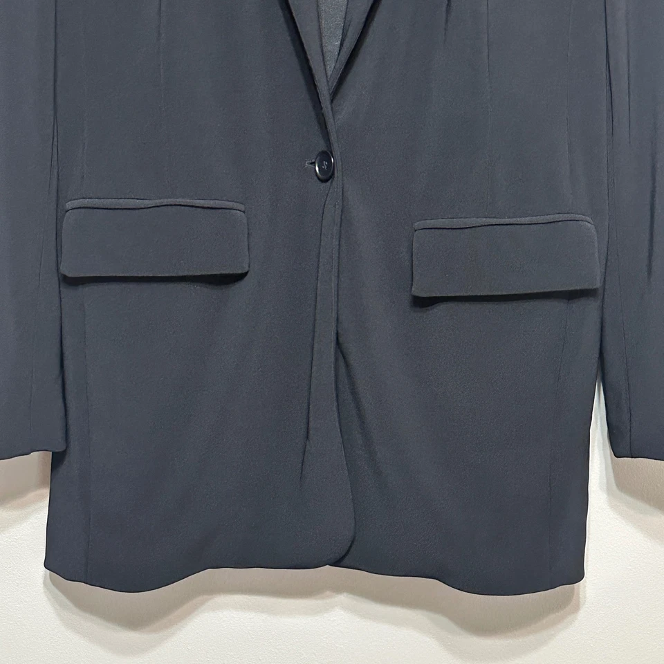 Boston Proper Beyond Travel Boyfriend Blazer Jacket Womens 12 Office Stretch - Image 4 of 4