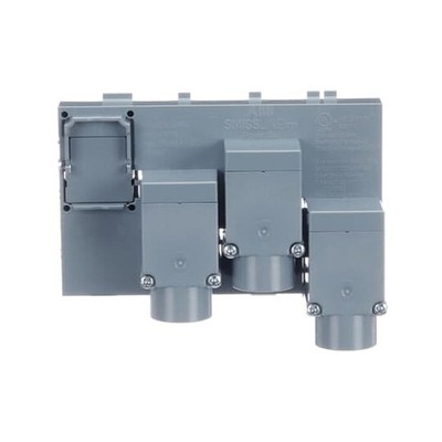 ABB Einspeiseblock 250A L1, L2, L3, links Smissline TP PowerBar 2CCG000036R0001