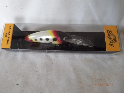 Bagley Balsa Shad Deep Diving Fishing Lures-BS08-01-S-Old New Stock-B566