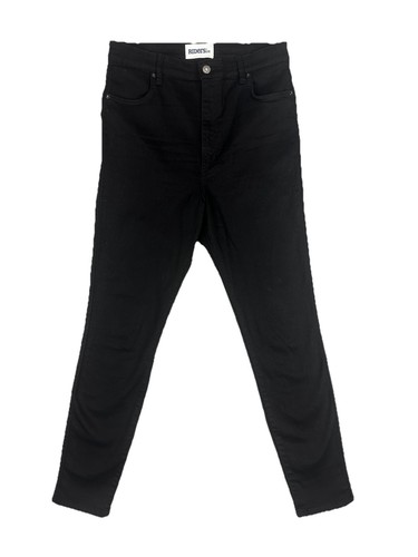 Riders By Lee Hi Rider Women Denim Jeans Size 14 W31" Black Super Skinny Stretch