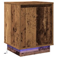 Nachttisch Altholz 39 X 34,5 X 50 Cm Massivholz Landhausstil