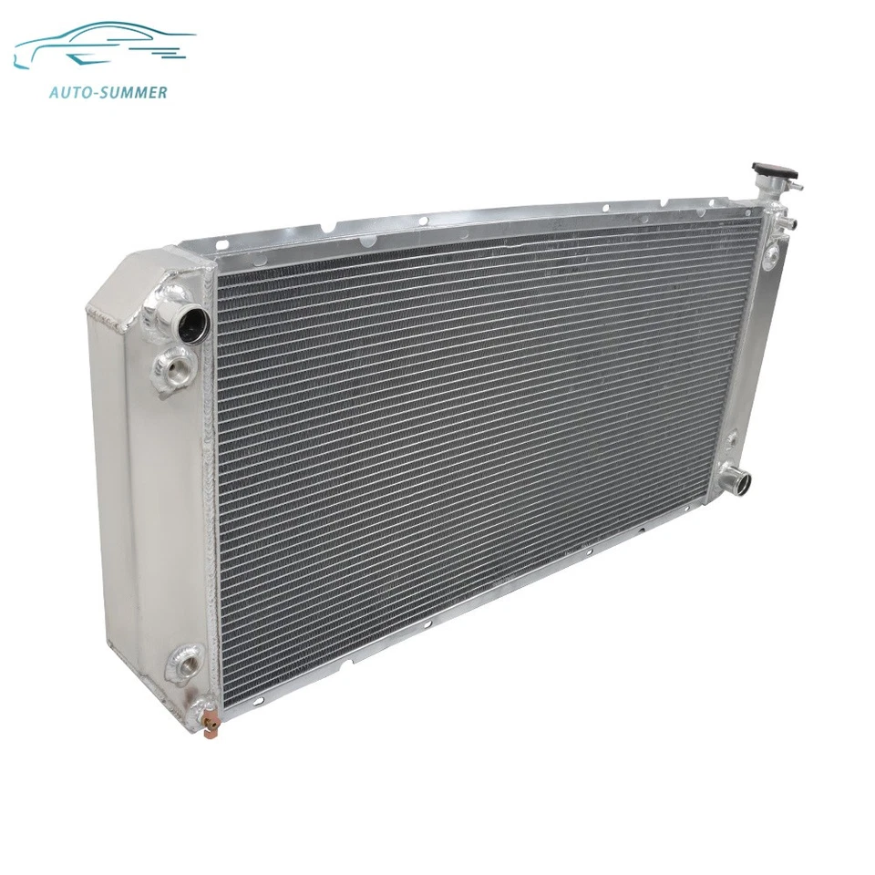 4 Row 62mm Radiator 1988-1999 For Chevy GMC C/K C1500 C2500 C3500 Truck 5.7L V8 - Image 4 of 4