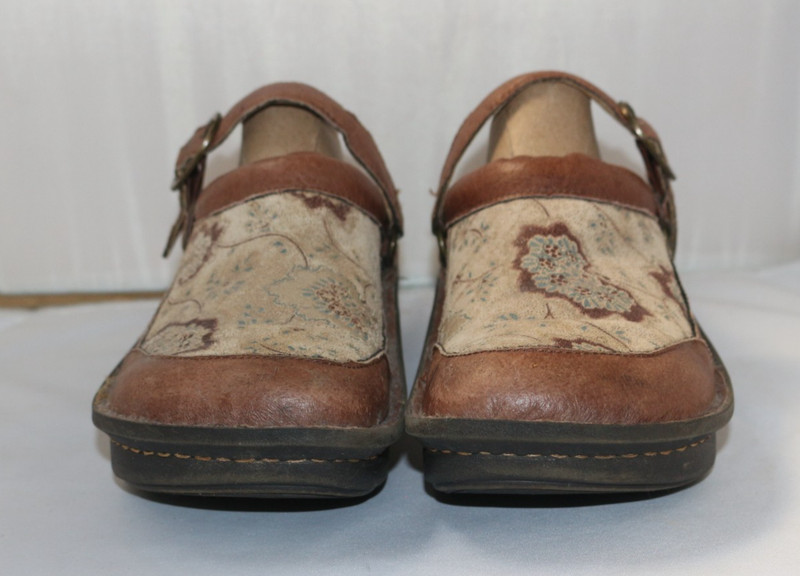 womens brown ALEGRIA SEV-815 Clog EUR-38,US-8