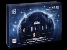 2025/26 Topps Midnight Basketball Hobby Box - In Hand! Sealed And Brand New